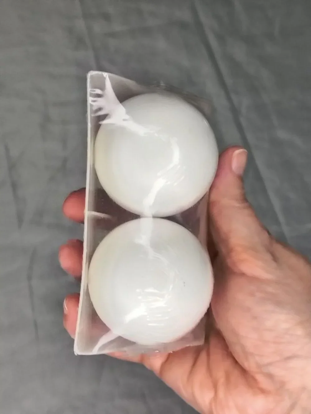 IKEA Vasentlig, Globe Set of 2 End Caps, White, Curtain Rod Ball, Round, Finial